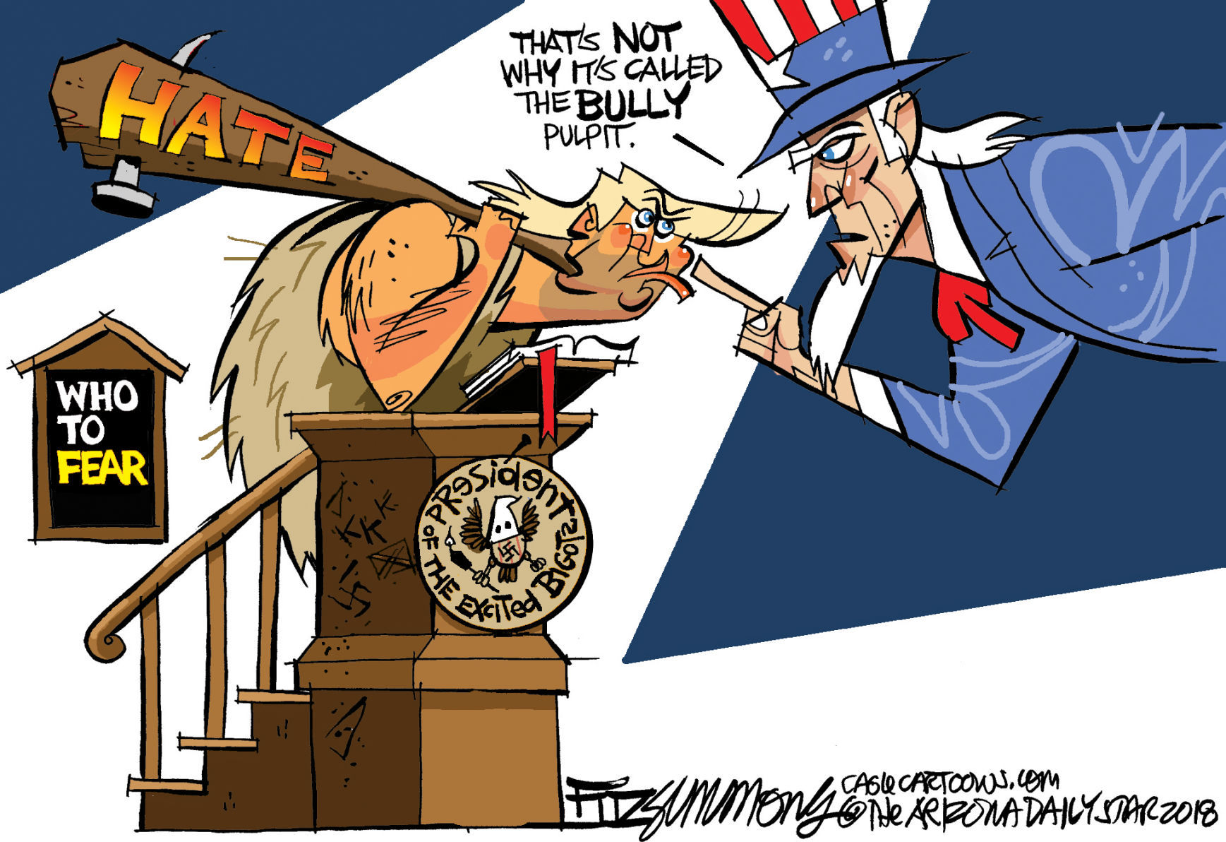 Daily Fitz Cartoon: Pulpit
